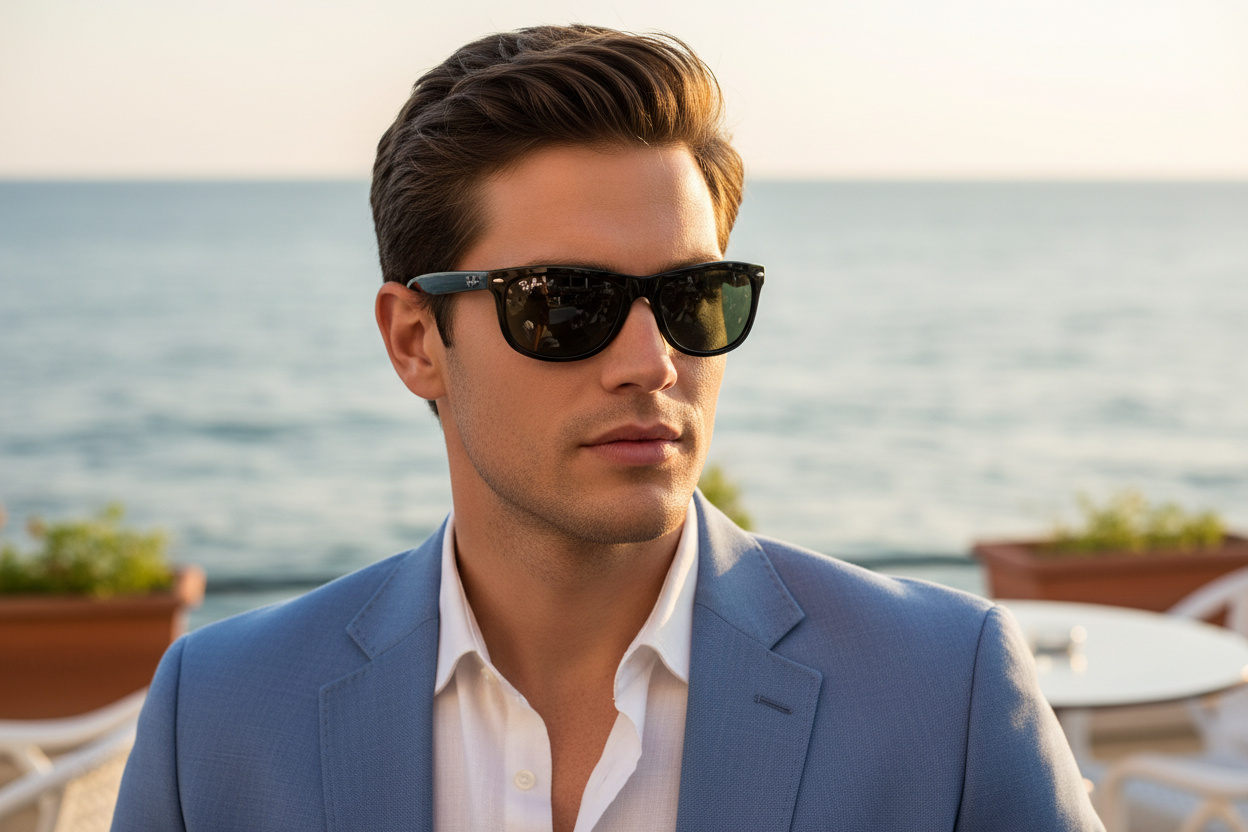 Vooraanzicht Ray-Ban BALORAMA (RB4089 - 601/58)