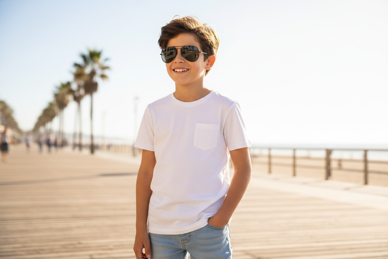 Vooraanzicht Ray-Ban Kids JUNIOR AVIATOR (RJ9506S - 220/11)
