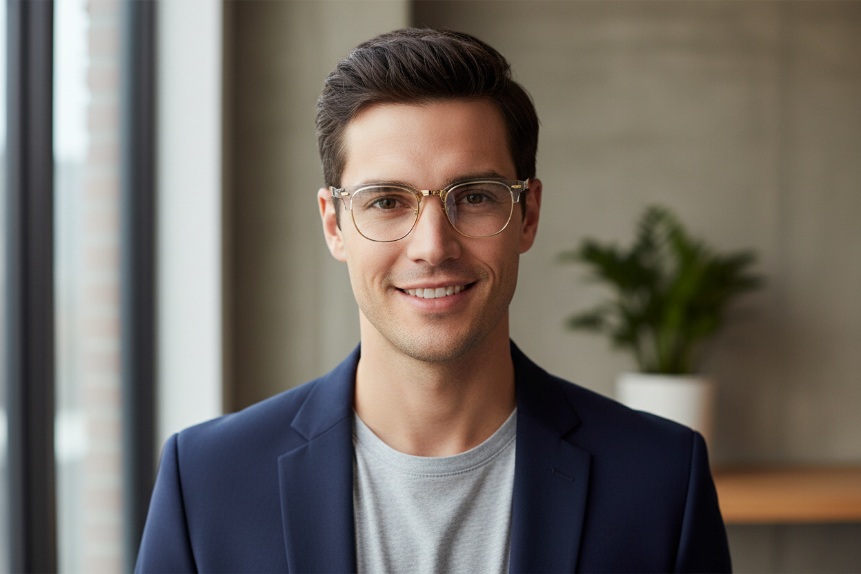 Vooraanzicht Ray-Ban CLUBMASTER (RX5154 - 5762)