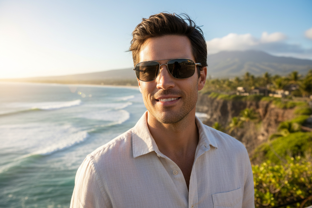 Vooraanzicht Maui Jim Kahuna (162-02)