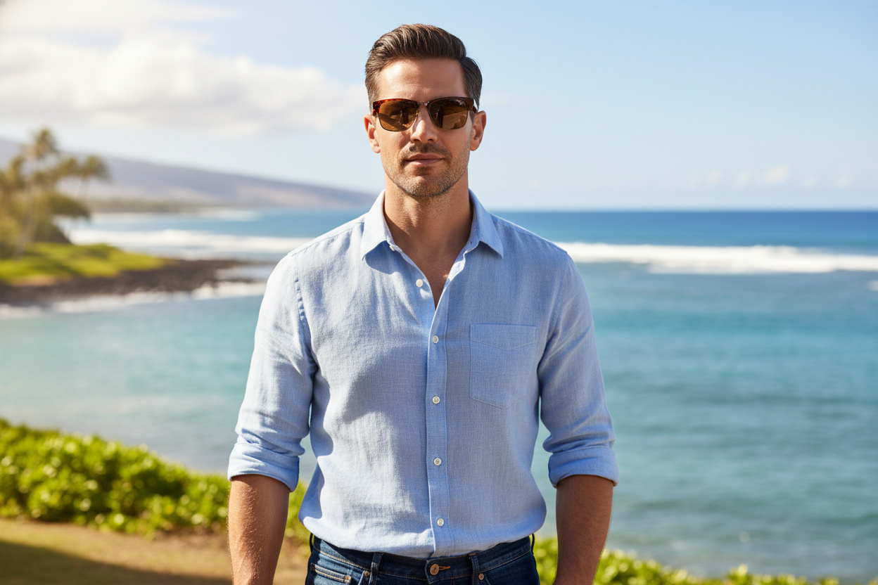 Vooraanzicht Maui Jim Kawika (H257-16C)