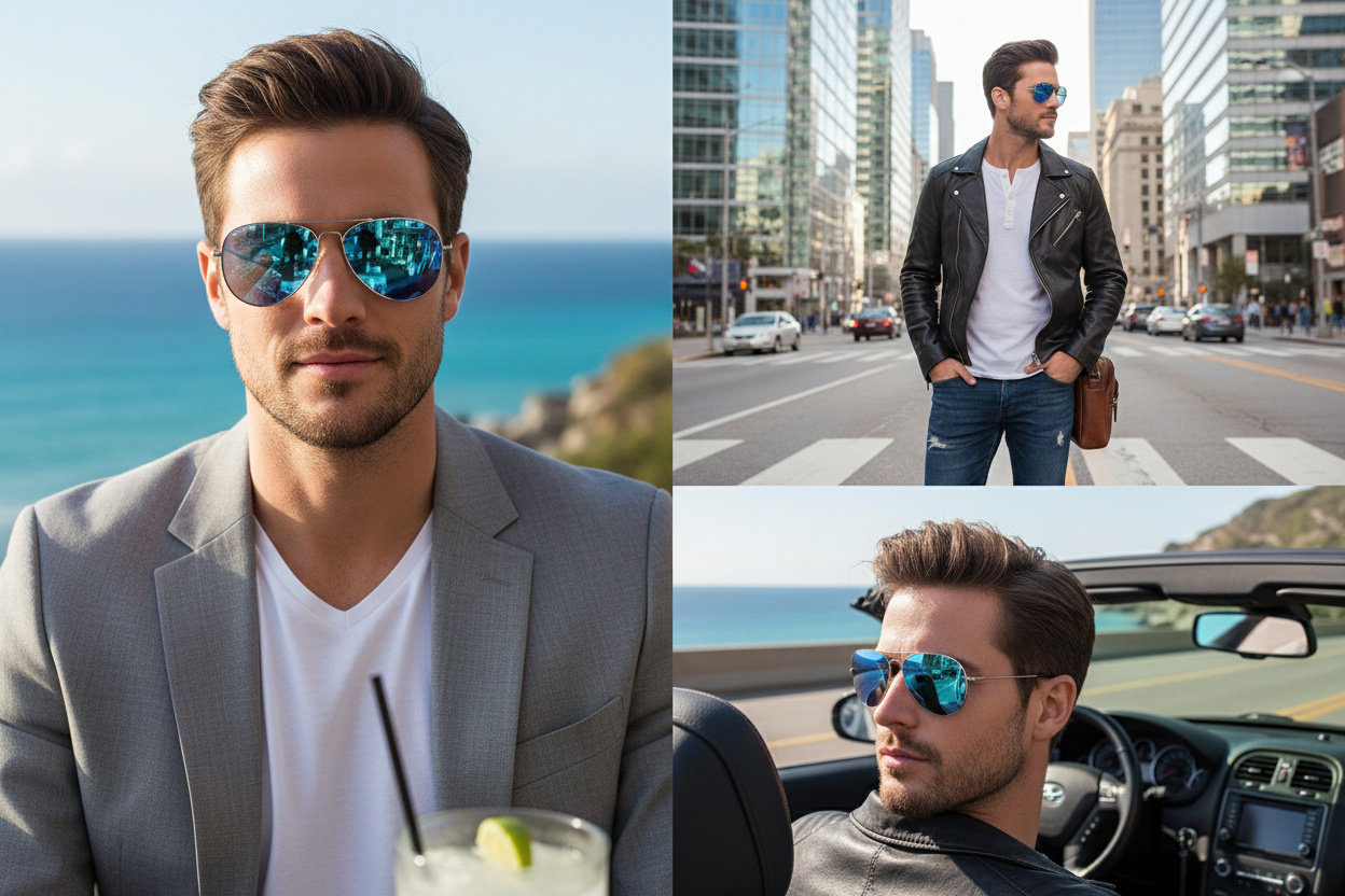 Vooraanzicht Maui Jim Mavericks (B264-17)