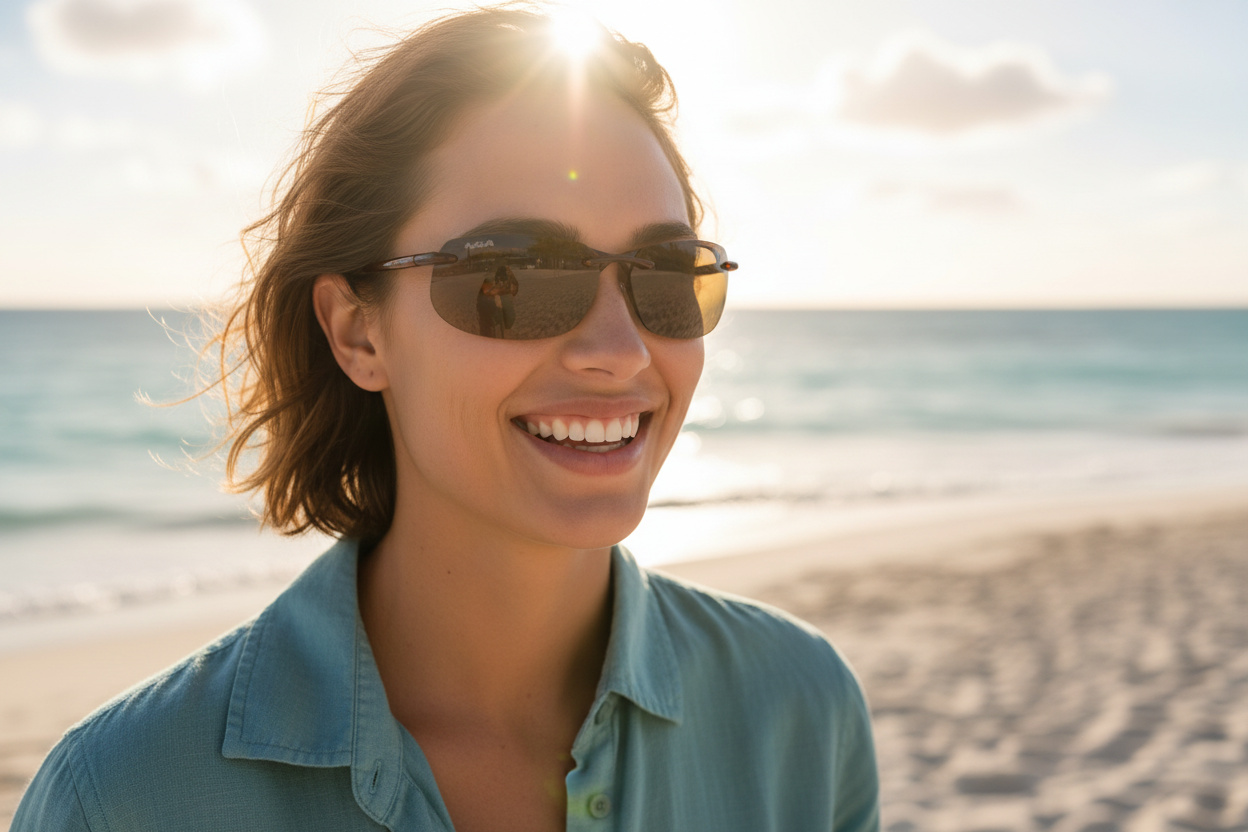 Vooraanzicht Maui Jim Banyans (H412-10)
