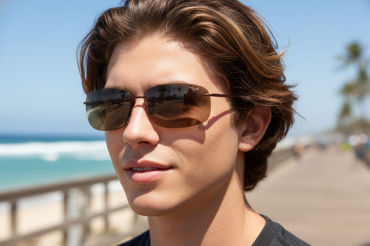 Vooraanzicht Maui Jim Breakwall (H422-26)