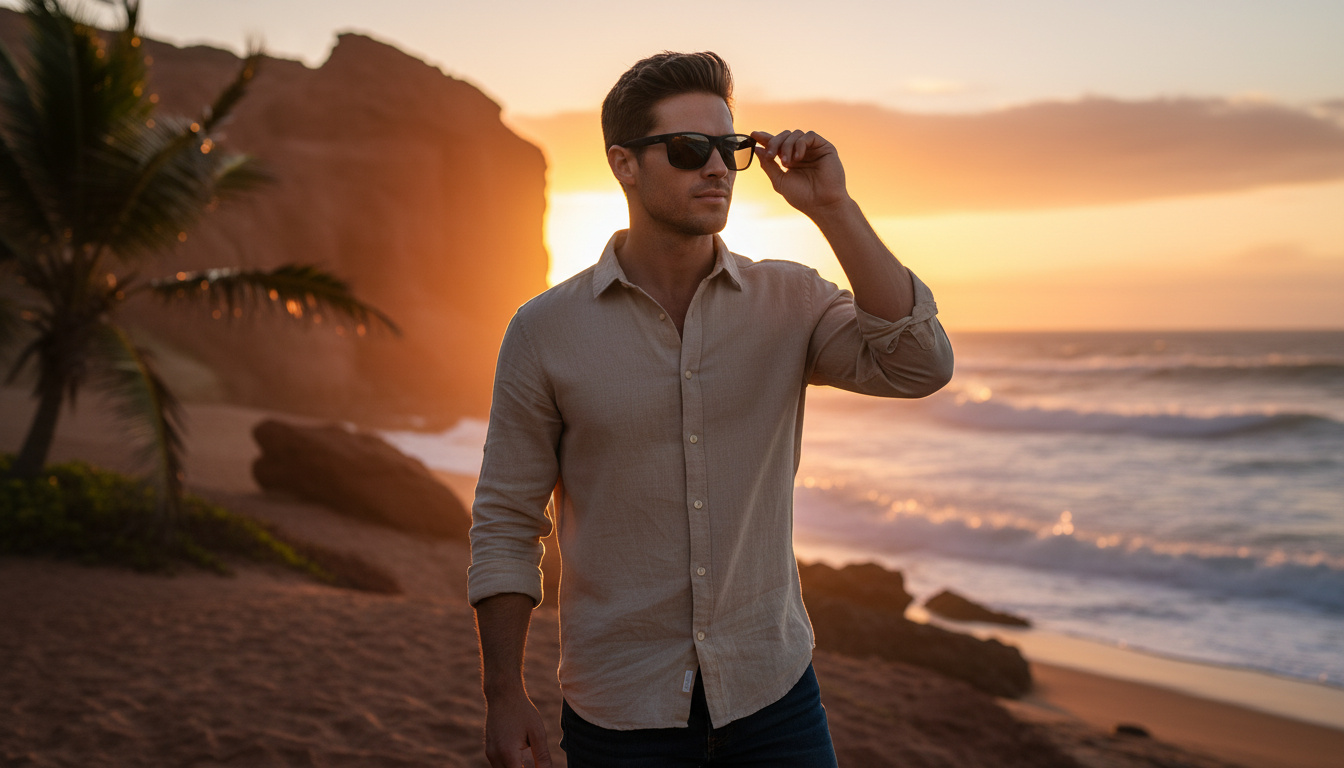 Vooraanzicht Maui Jim Red Sands (432-2M)