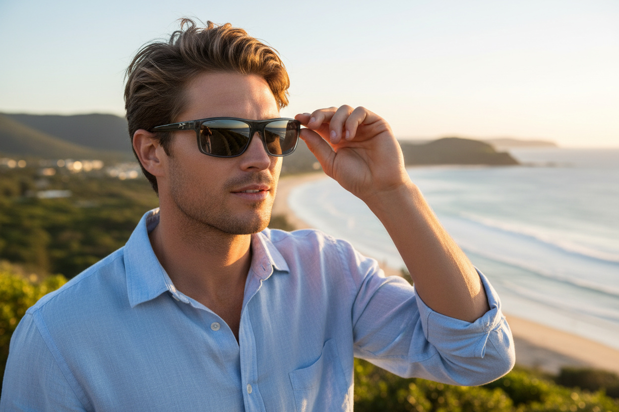 Vooraanzicht Maui Jim Byron Bay (746-03F)