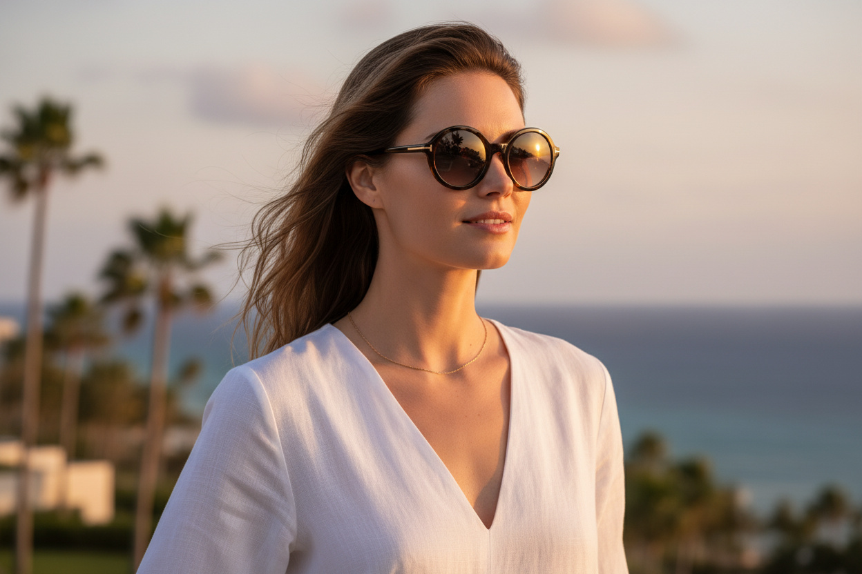 Vooraanzicht Tom Ford NICOLETTE-02 (FT0602 - 052)