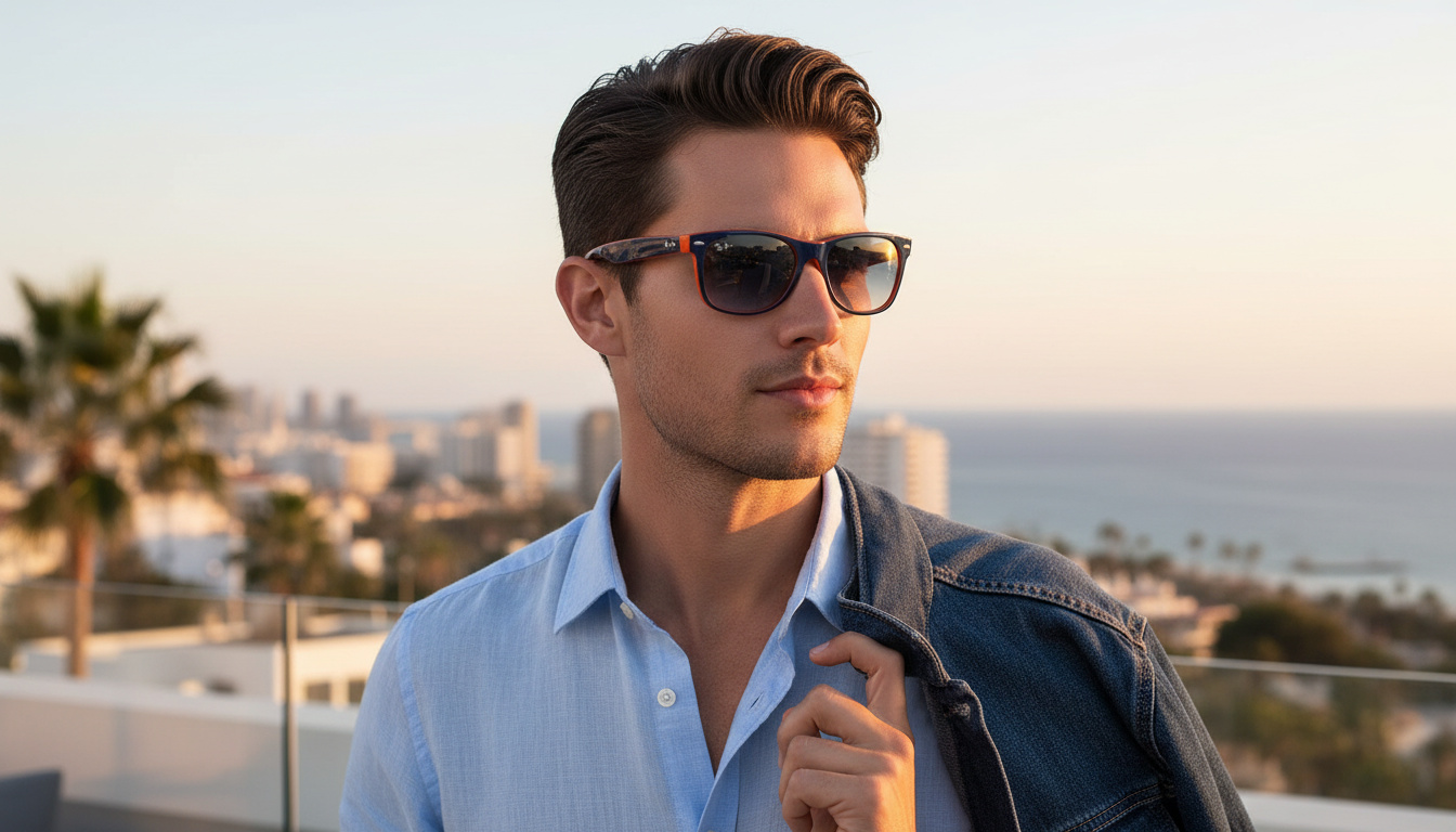 Vooraanzicht Ray-Ban NEW WAYFARER (RB2132 - 789/3F)
