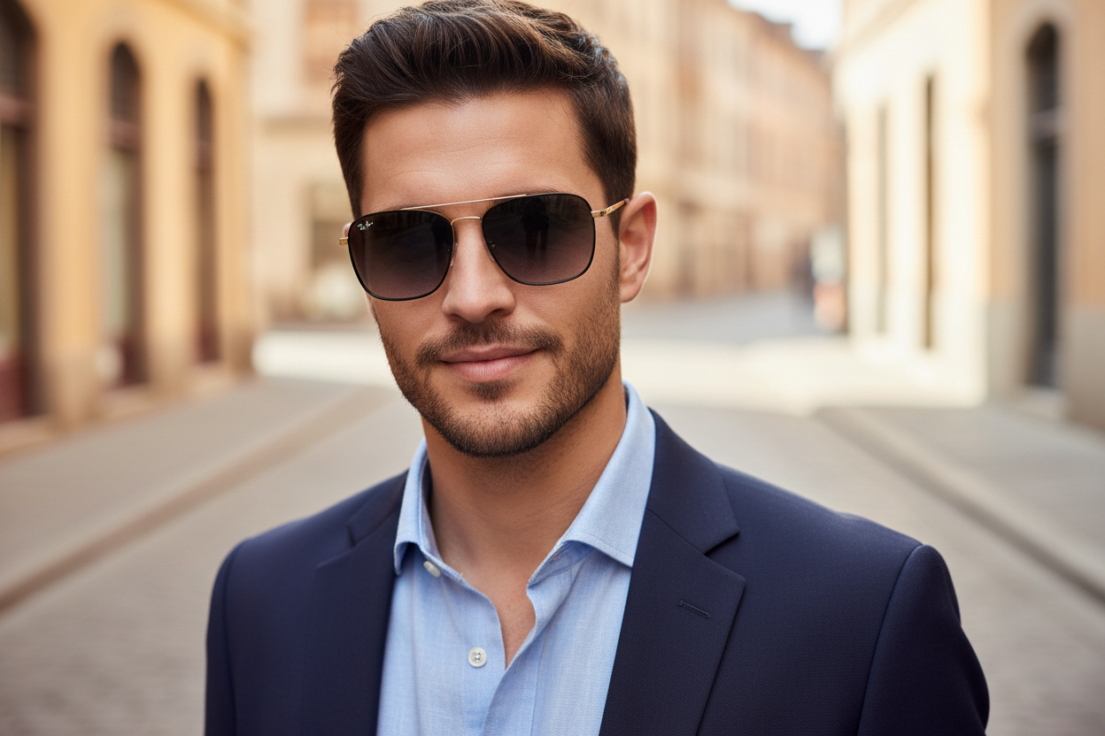 Vooraanzicht Ray-Ban RB3588 (90548G)