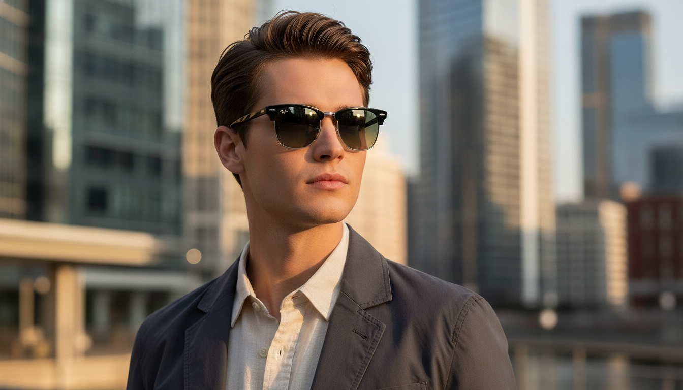 Vooraanzicht Ray-Ban CLUBMASTER METAL (RB3716 - 900471)