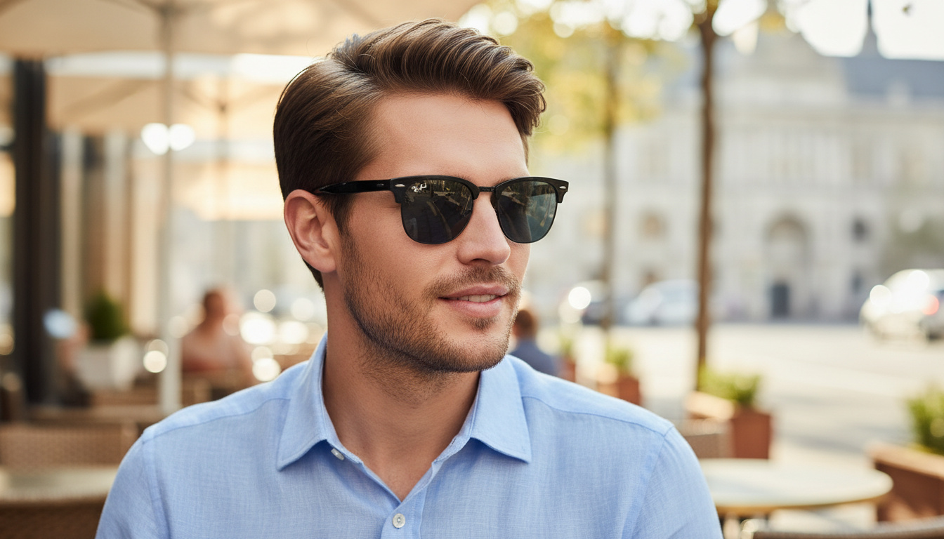 Vooraanzicht Ray-Ban CLUBMASTER METAL (RB3716 - 186/R5)