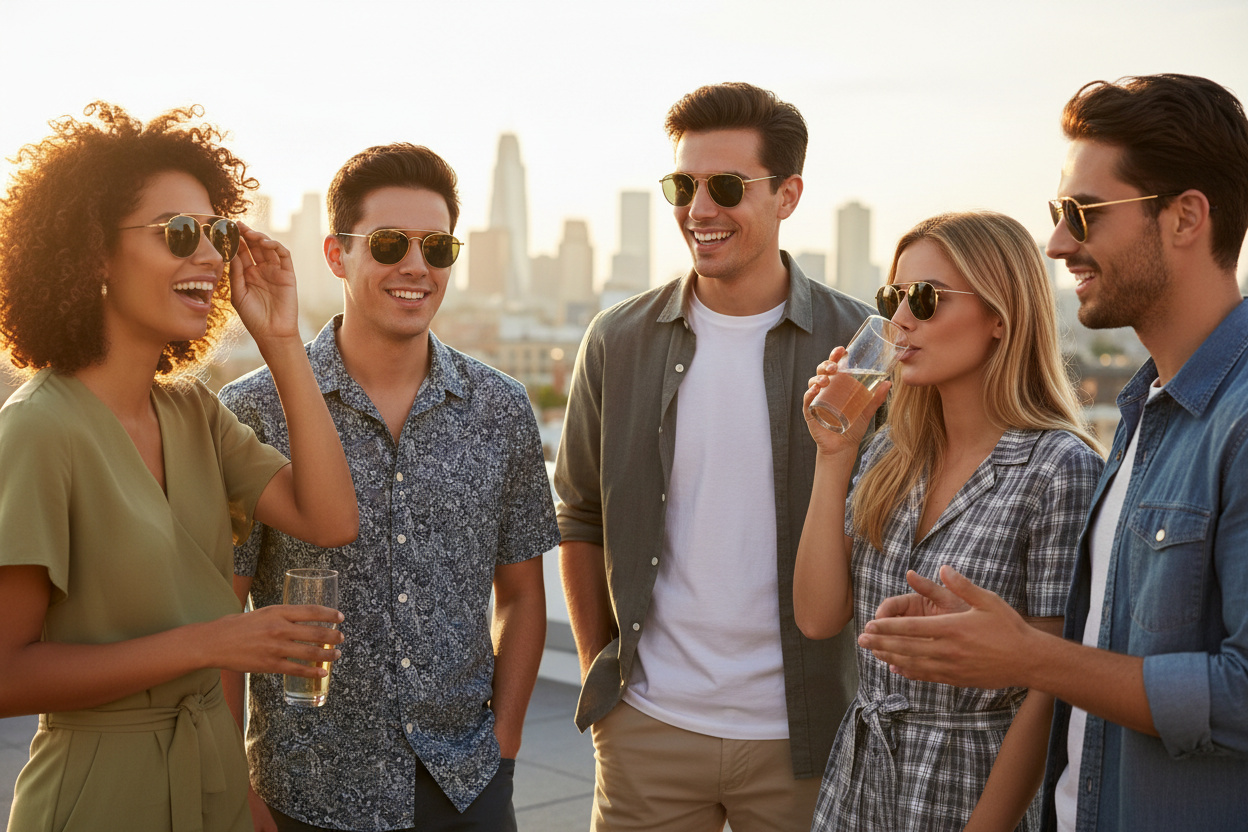 Vooraanzicht Ray-Ban RB3647N (91233M)