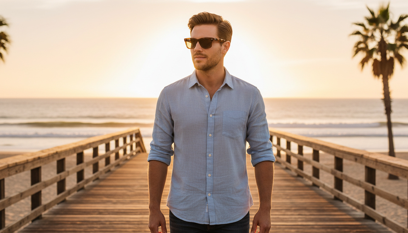Vooraanzicht Ray-Ban WAYFARER (RB4340 - 63973M)