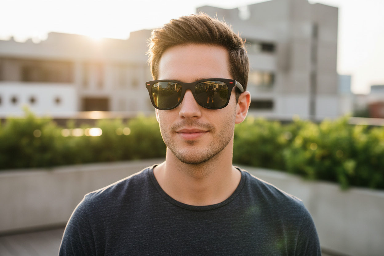 Vooraanzicht Ray-Ban FERRARI (RB4195M - F60271)