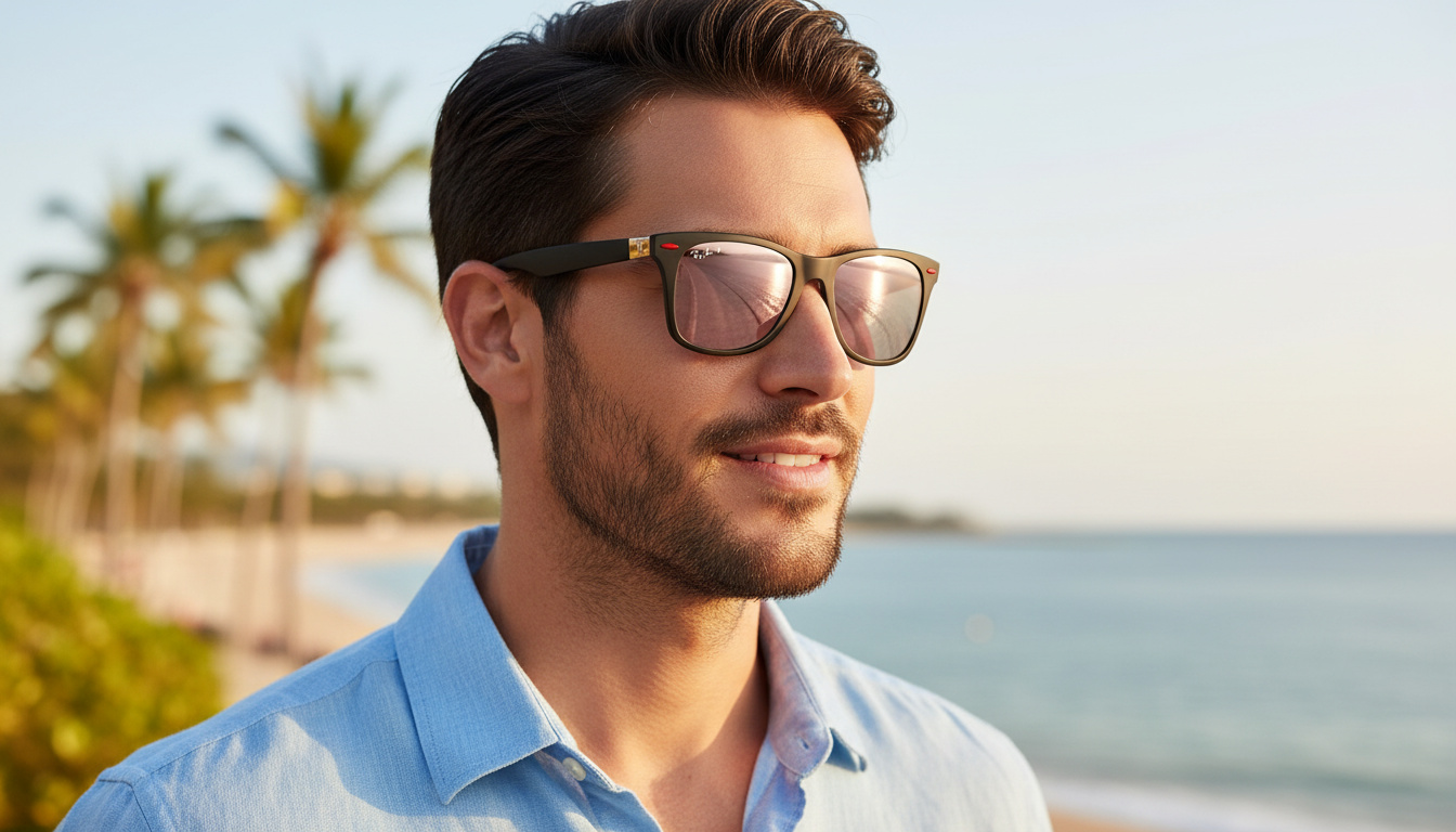 Vooraanzicht Ray-Ban FERRARI (RB4195M - F602H2)