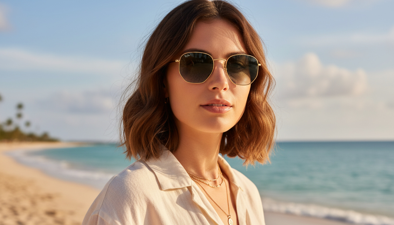 Vooraanzicht Ray-Ban HEXAGONAL (RB3548N - 91233M)