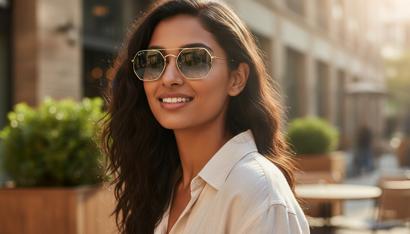 Vooraanzicht Ray-Ban OCTAGONAL (RB3556N - 91233M)