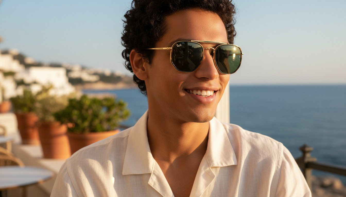 Vooraanzicht Ray-Ban THE MARSHAL II (RB3648M - 001)