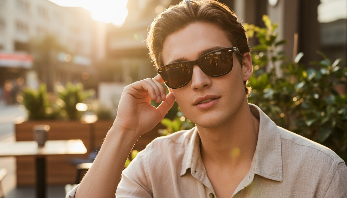 Vooraanzicht Ray-Ban FOLDING WAYFARER (RB4105 - 710)