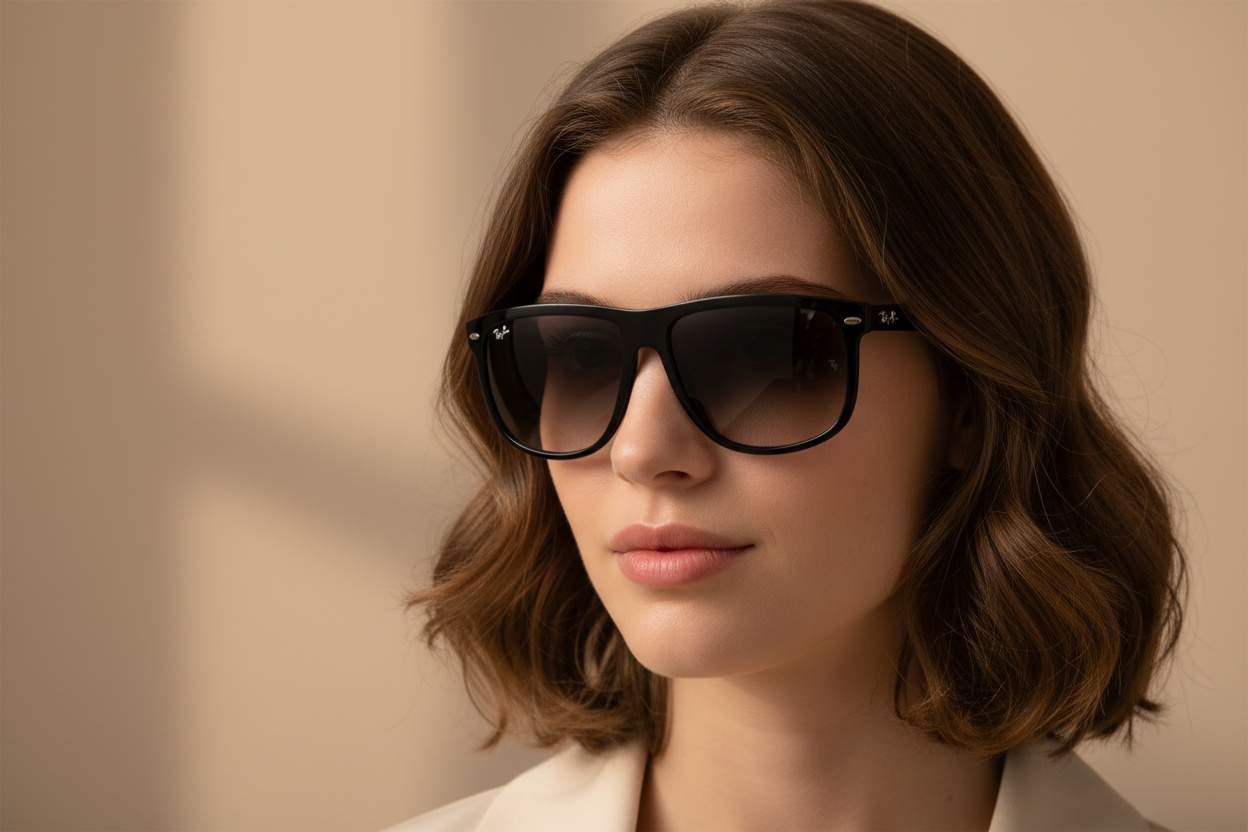 Vooraanzicht Ray-Ban BOYFRIEND (RB4147 - 601/32)