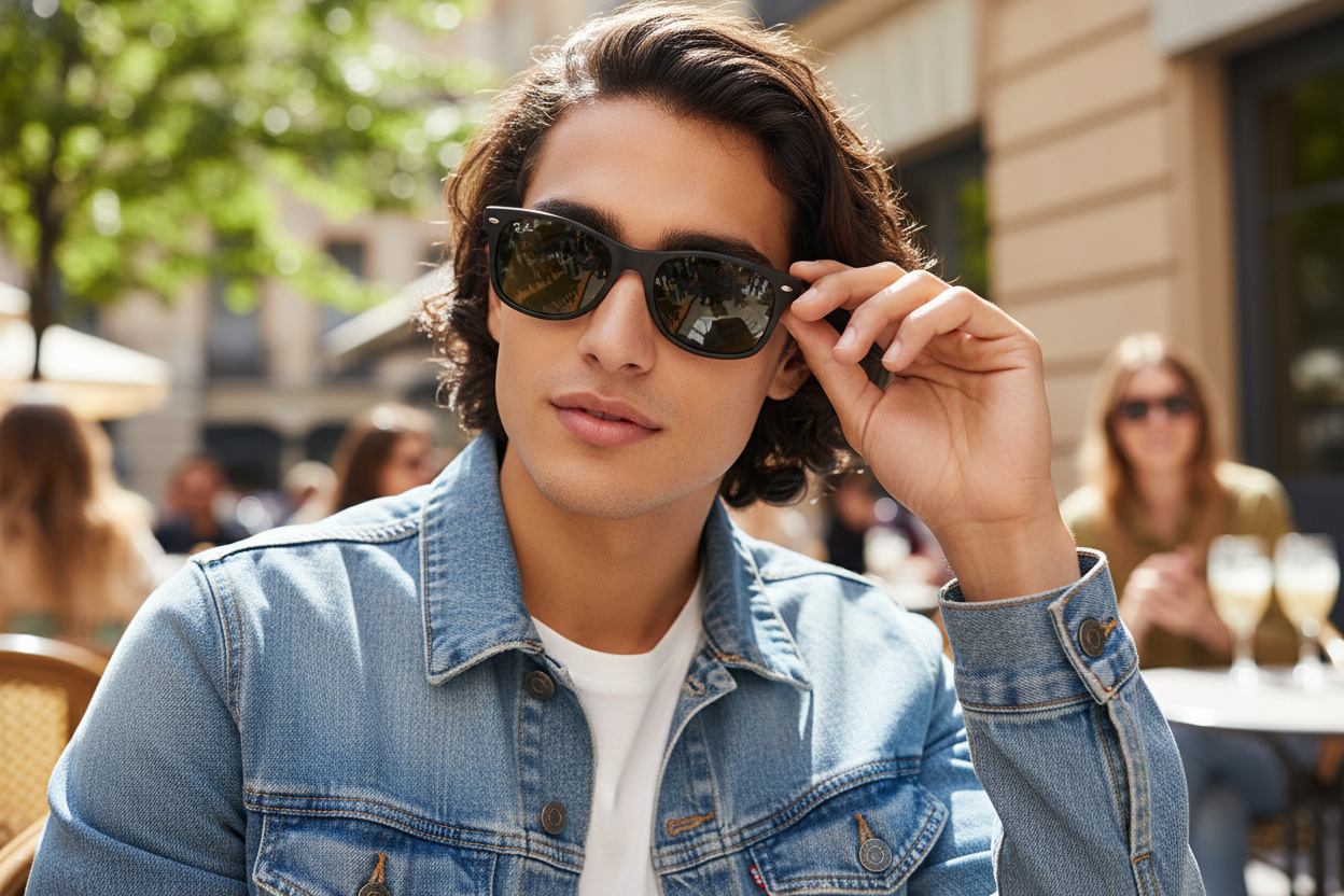 Vooraanzicht Ray-Ban NEW WAYFARER (RB2132 - 646231)