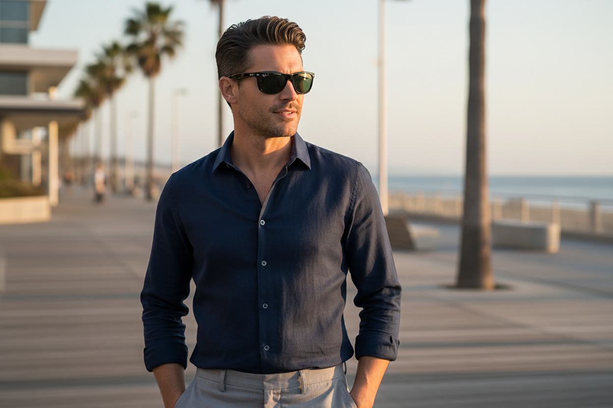 Vooraanzicht Ray-Ban BALORAMA (RB4089 - 601/31)