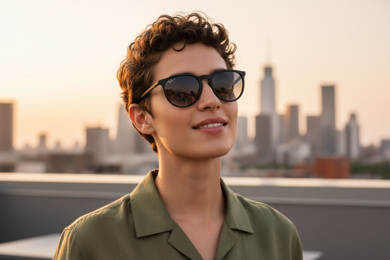 Vooraanzicht Ray-Ban ERIKA (RB4171 - 622/T3)