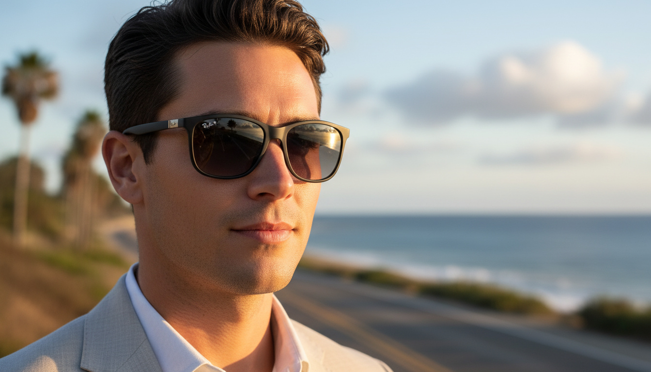 Vooraanzicht Ray-Ban CHROMANCE (RB4330CH - 60175J)