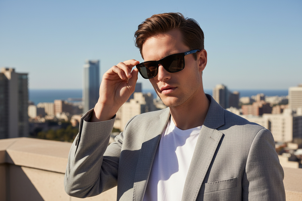 Vooraanzicht Saint Laurent SL 318 (001)
