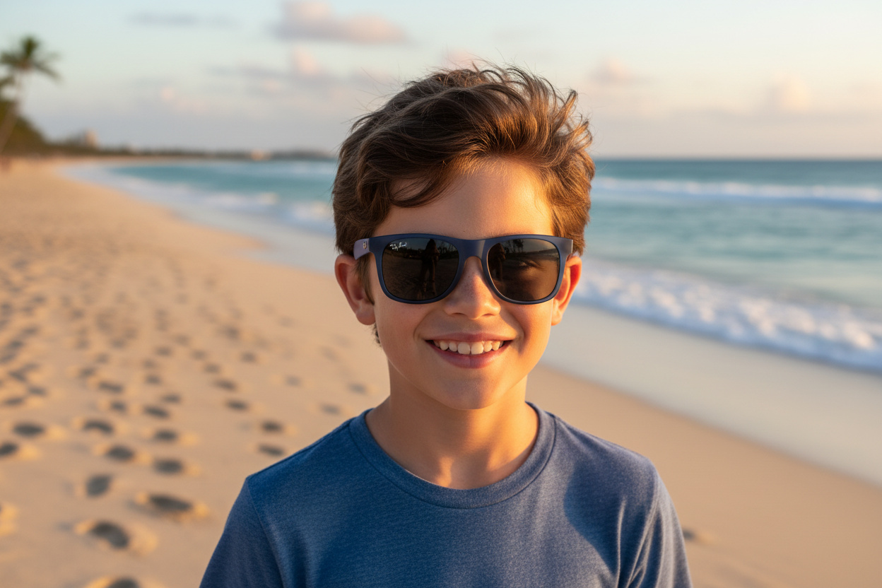 Vooraanzicht Ray-Ban Kids JUNIOR JUSTIN (RJ9069S - 706080)