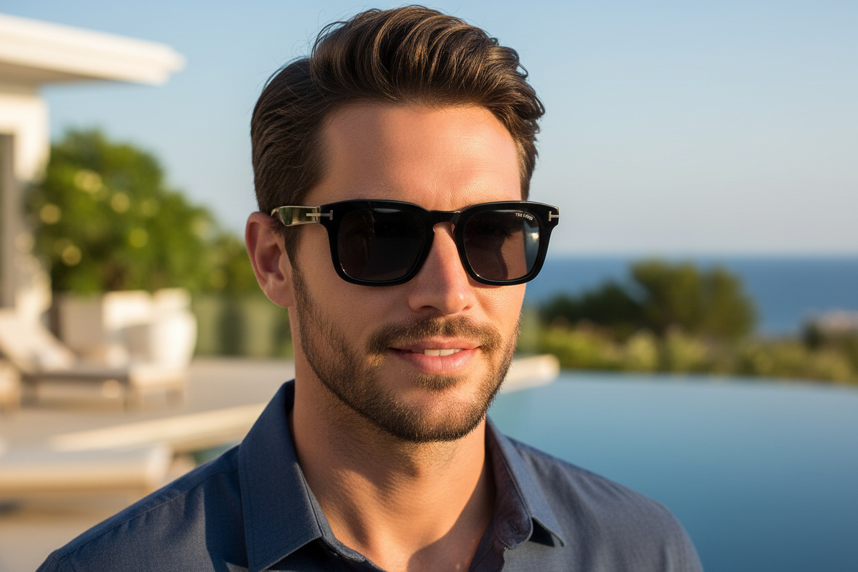 Vooraanzicht Tom Ford DAX (FT0751-N - 01A)