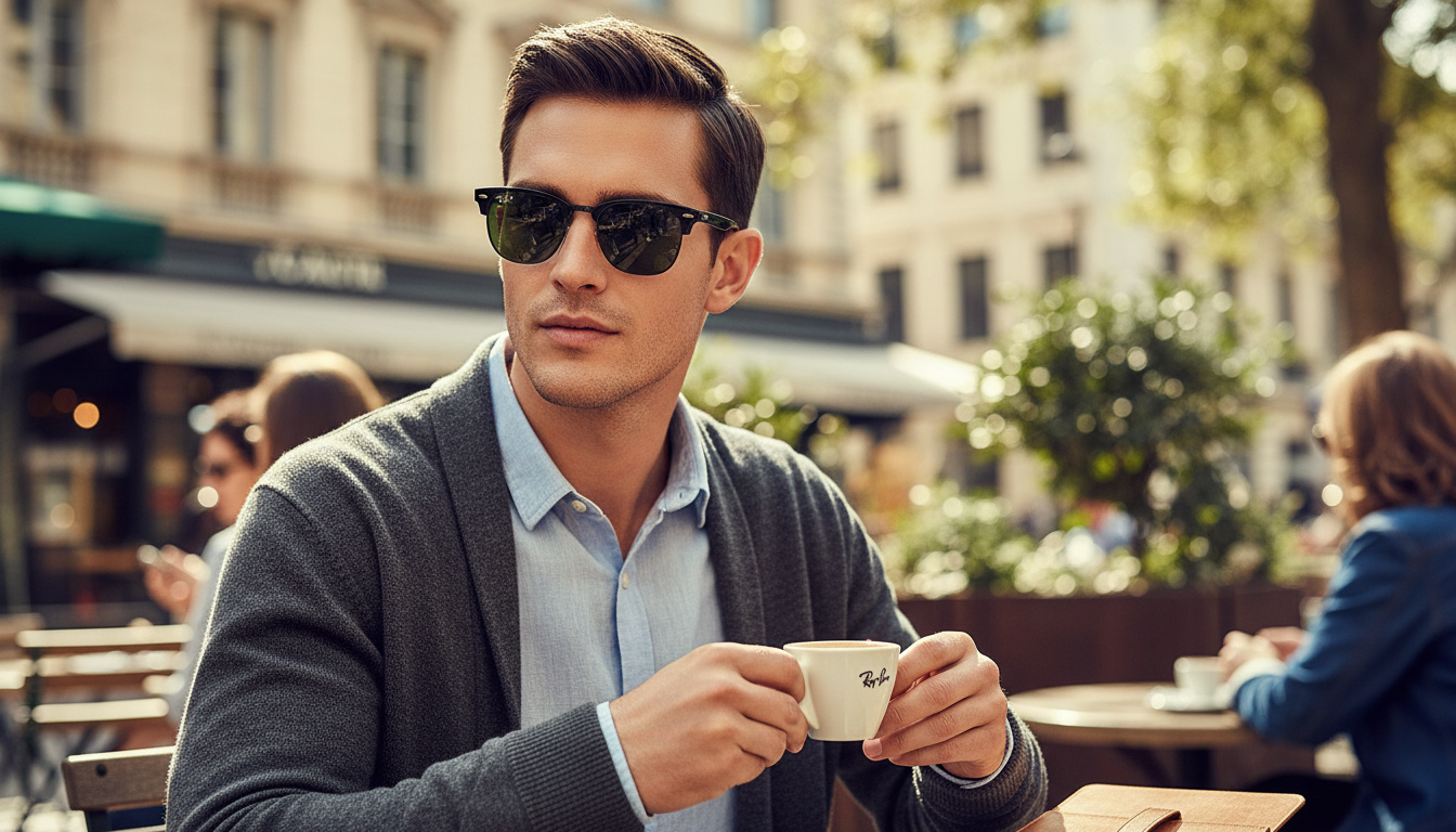 Vooraanzicht Ray-Ban CLUBMASTER METAL (RB3716 - 186/58)