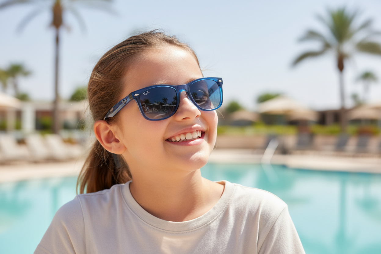 Vooraanzicht Ray-Ban Kids JUNIOR NEW WAYFARER (RJ9052S - 70624L)