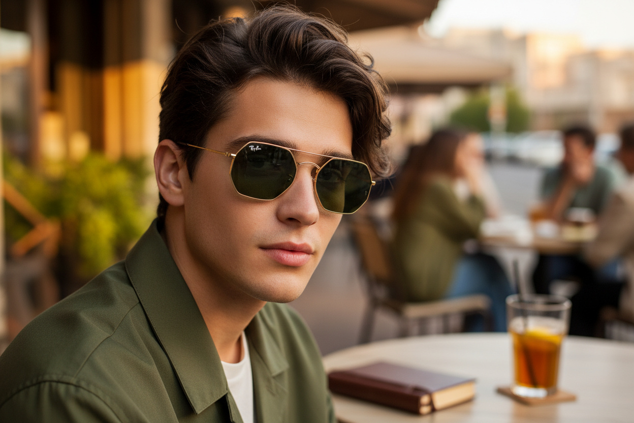 Vooraanzicht Ray-Ban OCTAGONAL (RB3556 - 919631)