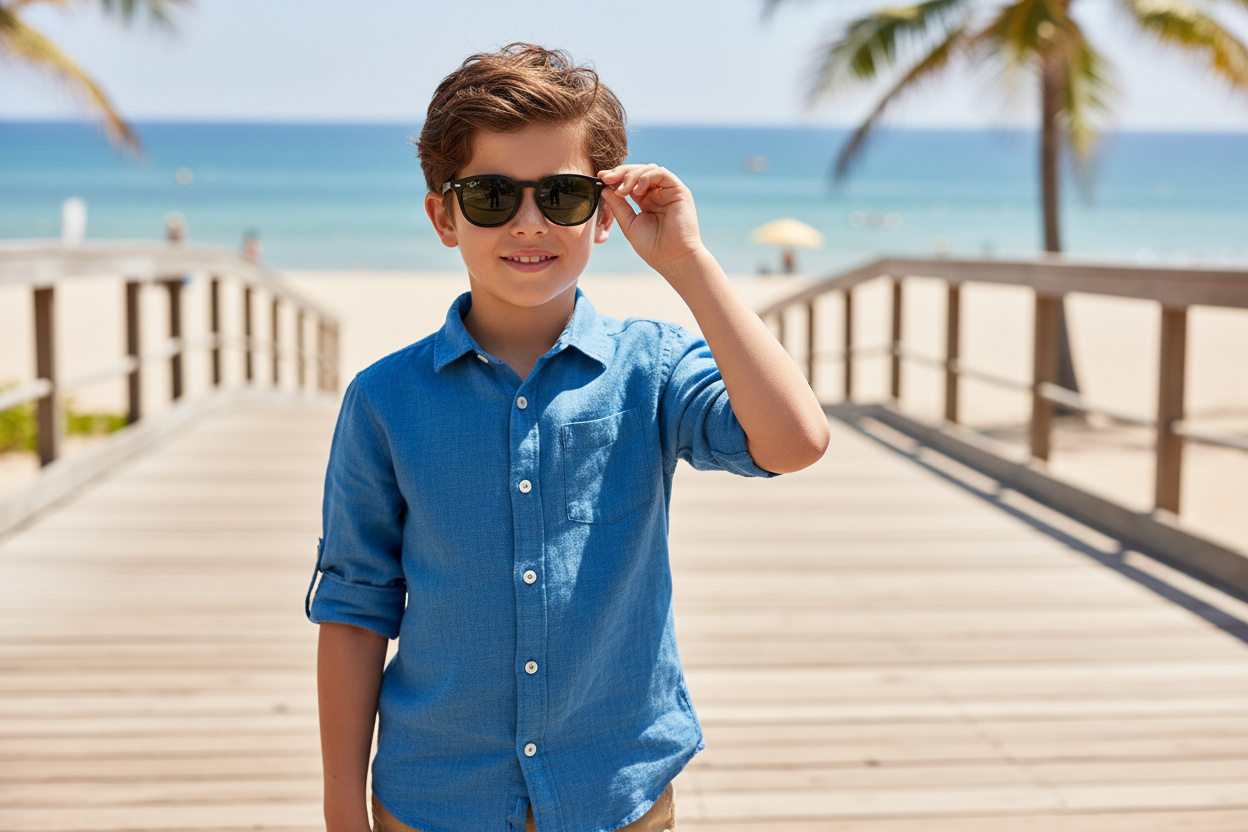 Vooraanzicht Ray-Ban Kids RJ9070S (100/71)