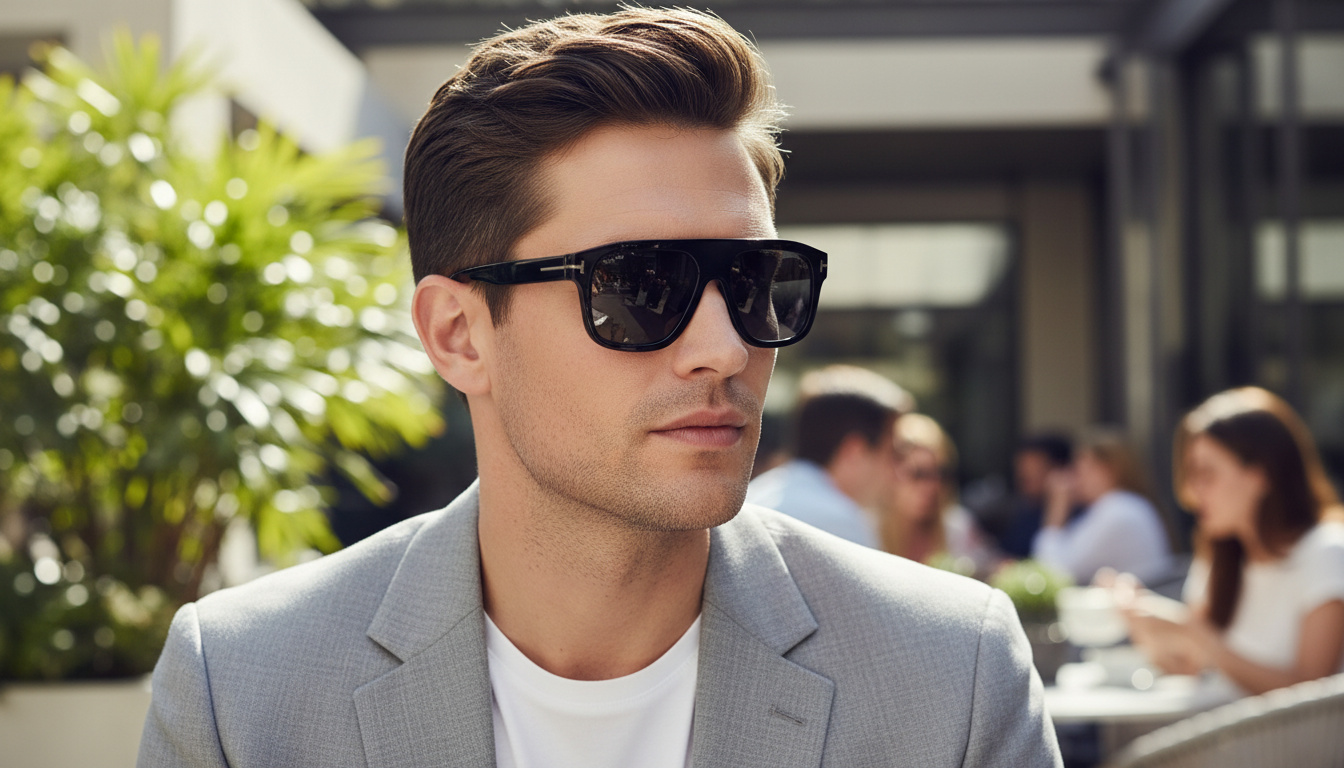 Vooraanzicht Tom Ford THOR (FT0777-N - 01A)