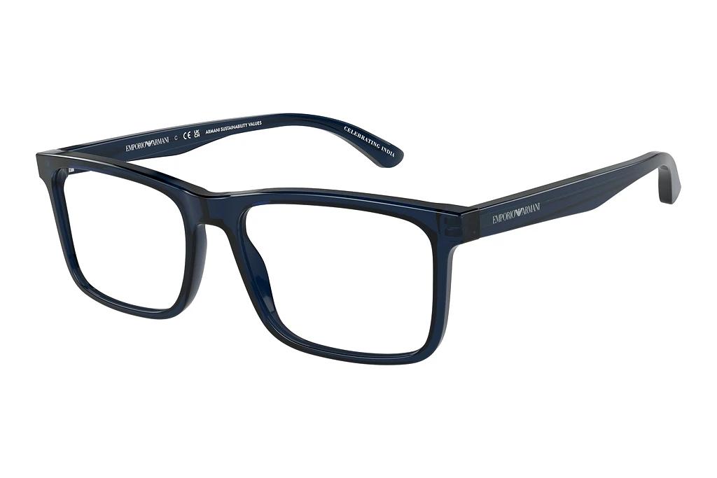Emporio Armani   EA3227 6047 Shiny Transparent Blue