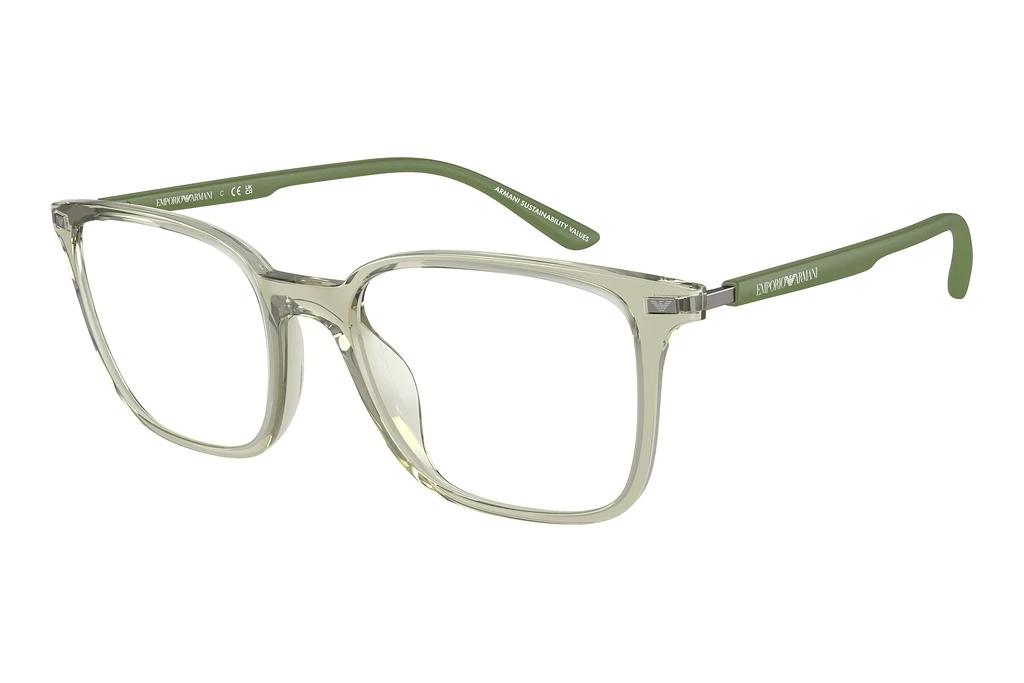 Emporio Armani   EA3242U 6107 Shiny Transparent Green
