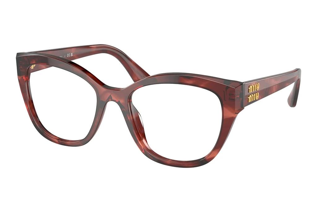 Miu Miu   MU 05XV 12Q1O1 Striped Bordeaux