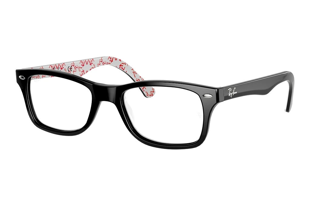 Ray-Ban   RX5228 5014 Black On White