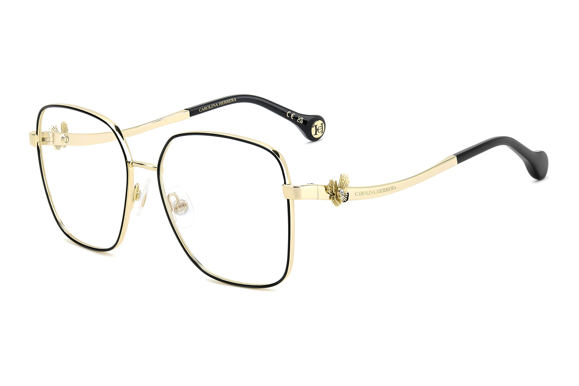 Carolina Herrera   HER 0397 RHL GOLD BLACK 2