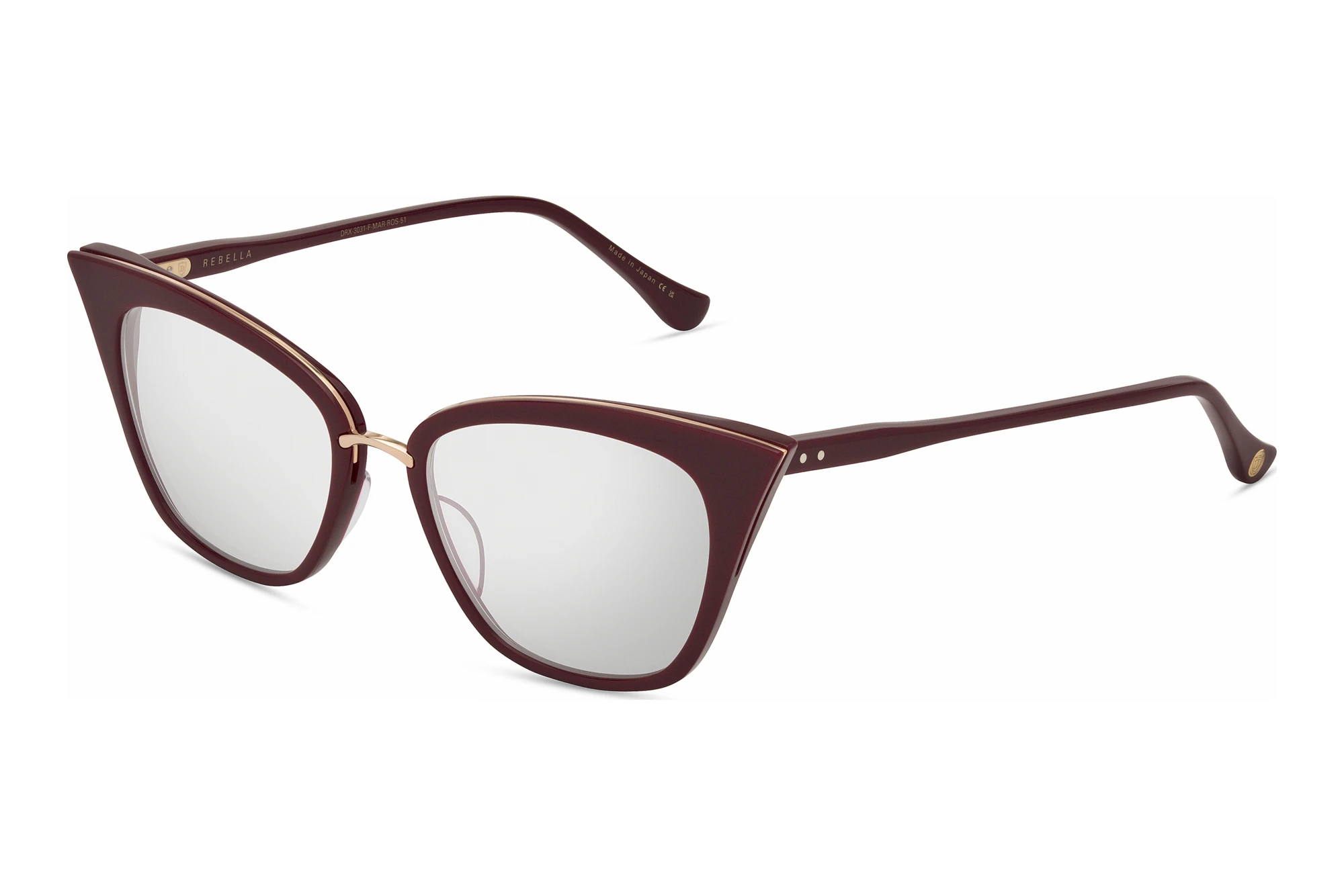 DITA   DRX-3031 MARF-Asian-Fit MAROON - ROSE GOLD