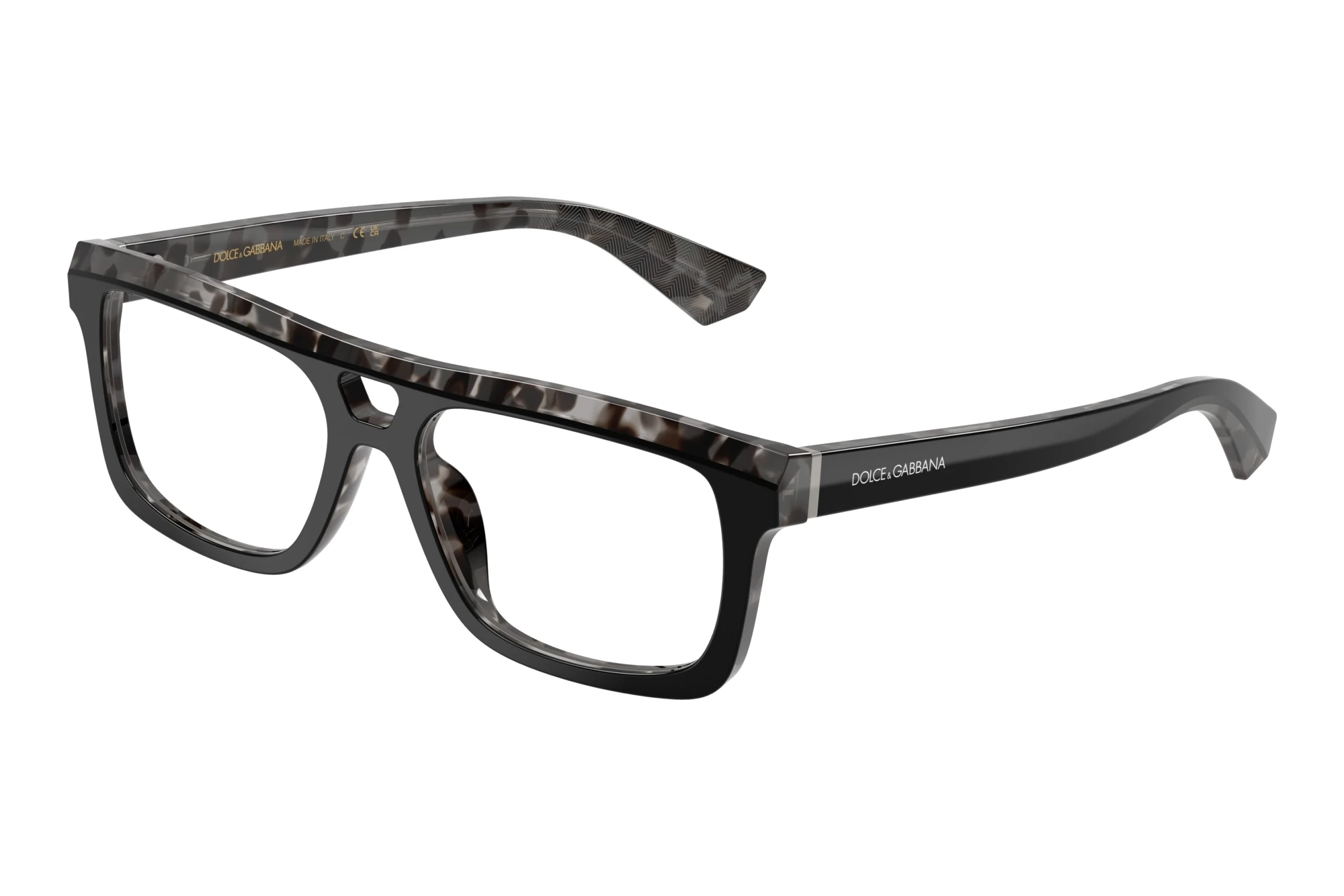 Dolce & Gabbana   DG3431 3403 Black On Grey Havana