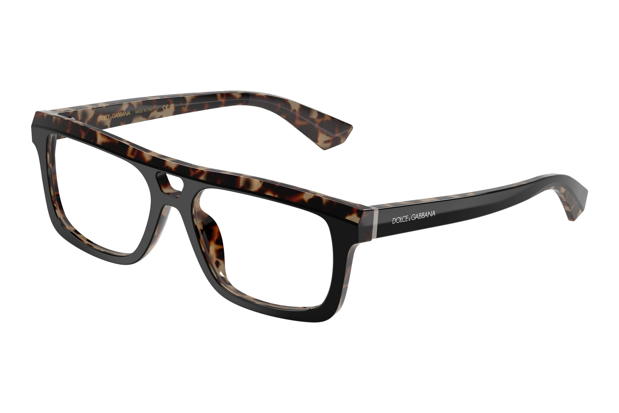 Dolce & Gabbana   DG3431 3417 Black On Red Havana