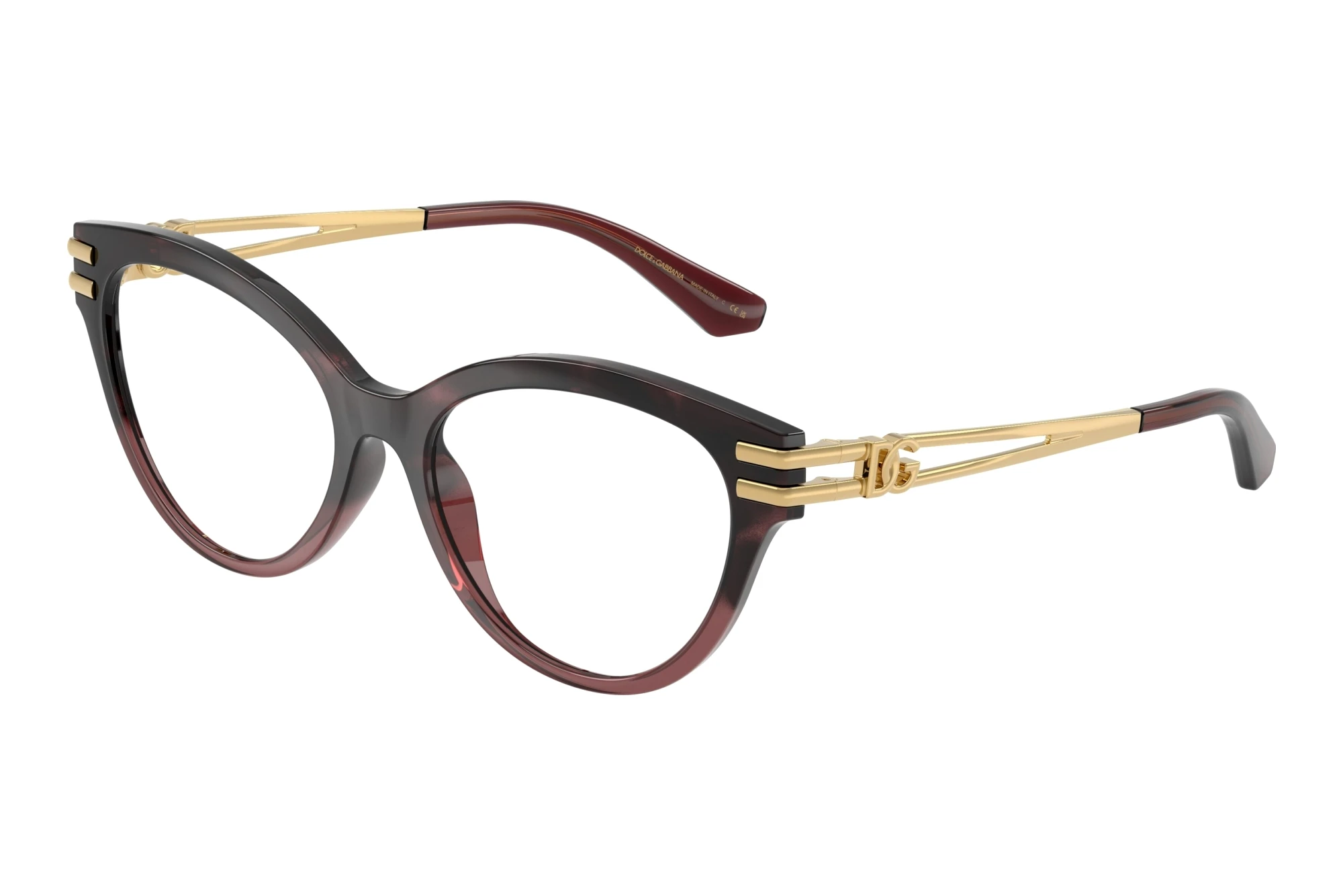 Dolce & Gabbana   DG5116 3493 Burgundy Havana Gradient
