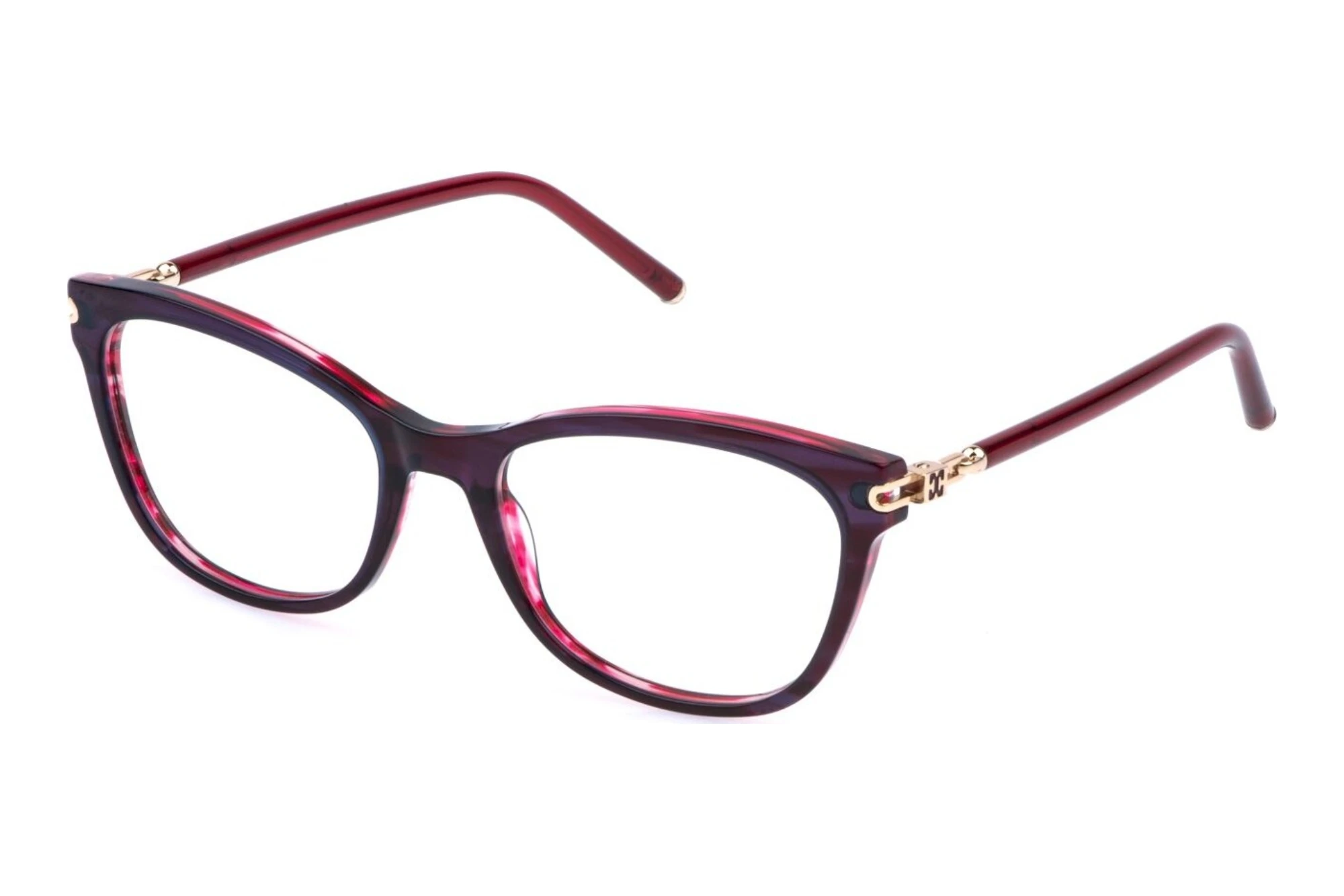 Escada   VESF83 0P60 SHINY STRIPED VIOLET/RED