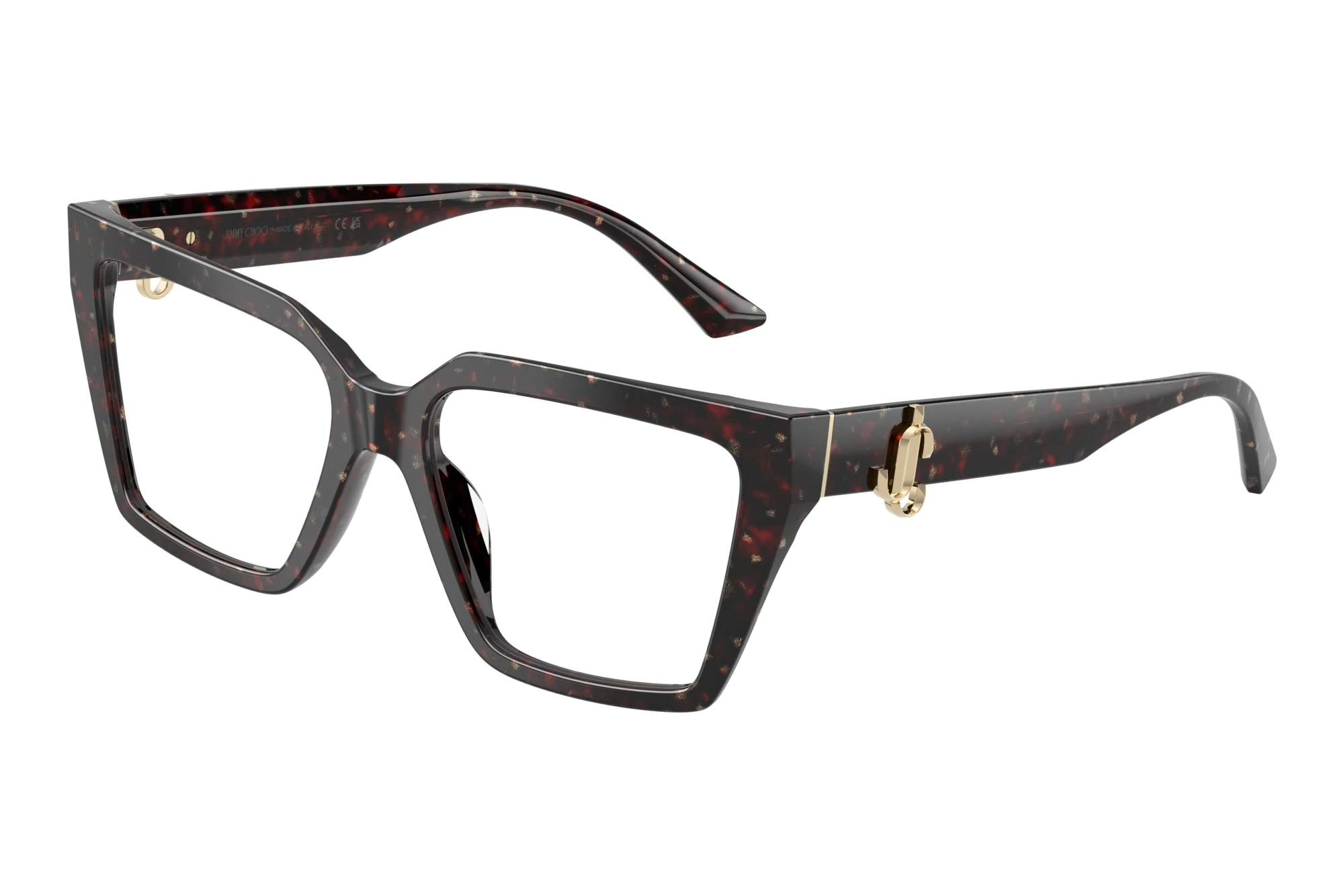 Jimmy Choo   JC3017U 5125 Dark Havana Glitter