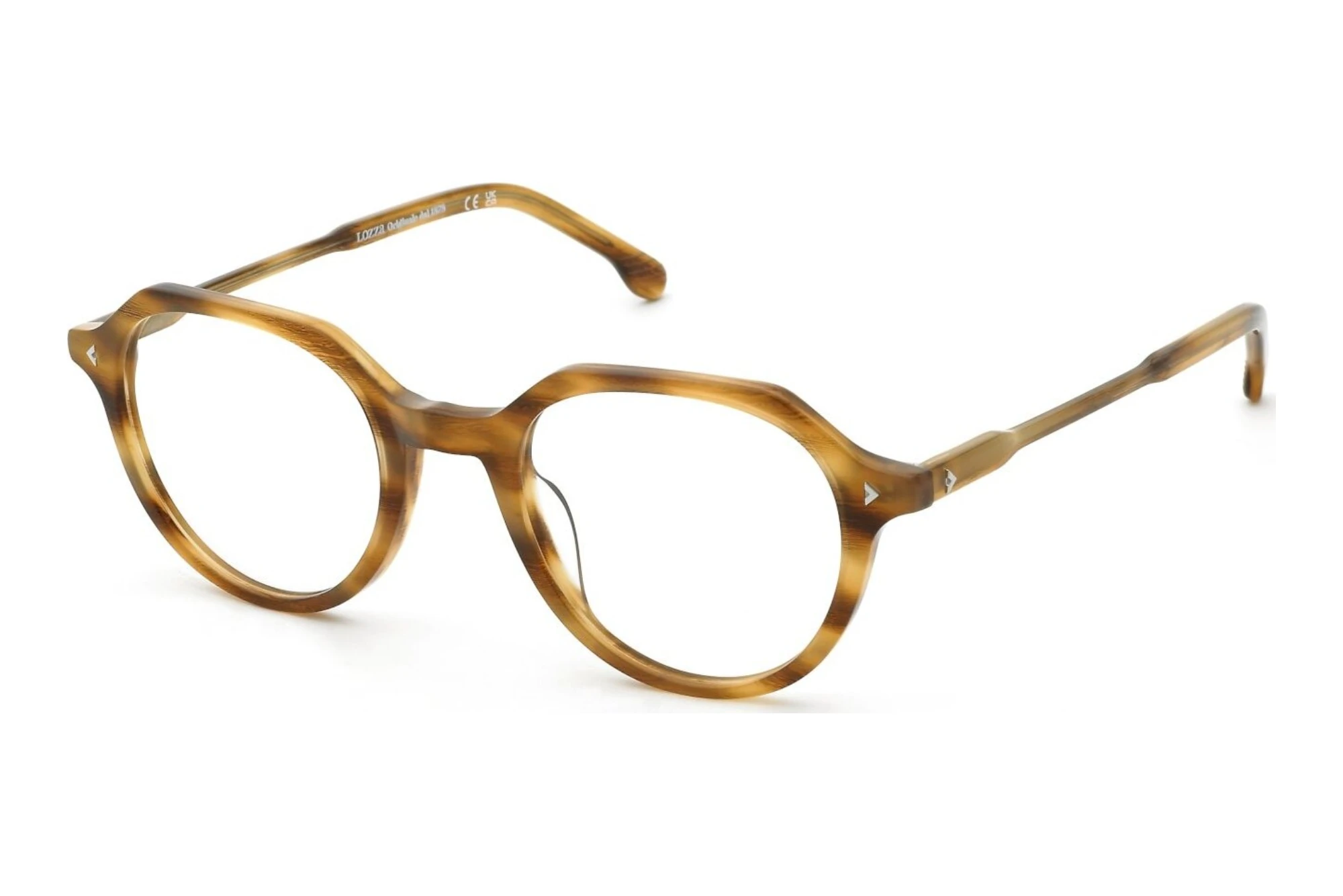 Lozza   VL4426 0794 SHINY MUSTARD HAVANA STRIPED BROWN