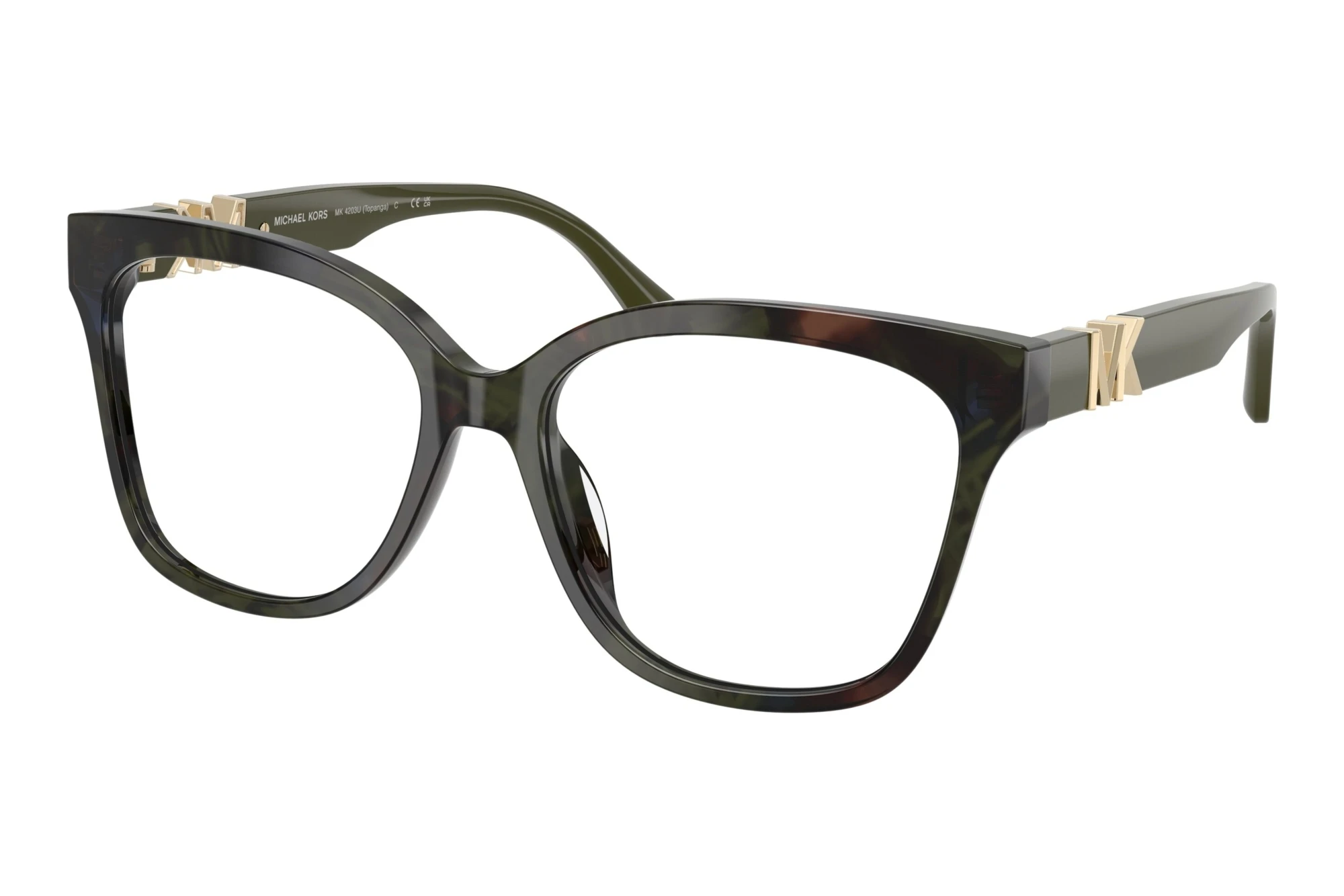 Michael Kors   MK4203U 3902 Olive Camo Tortoise