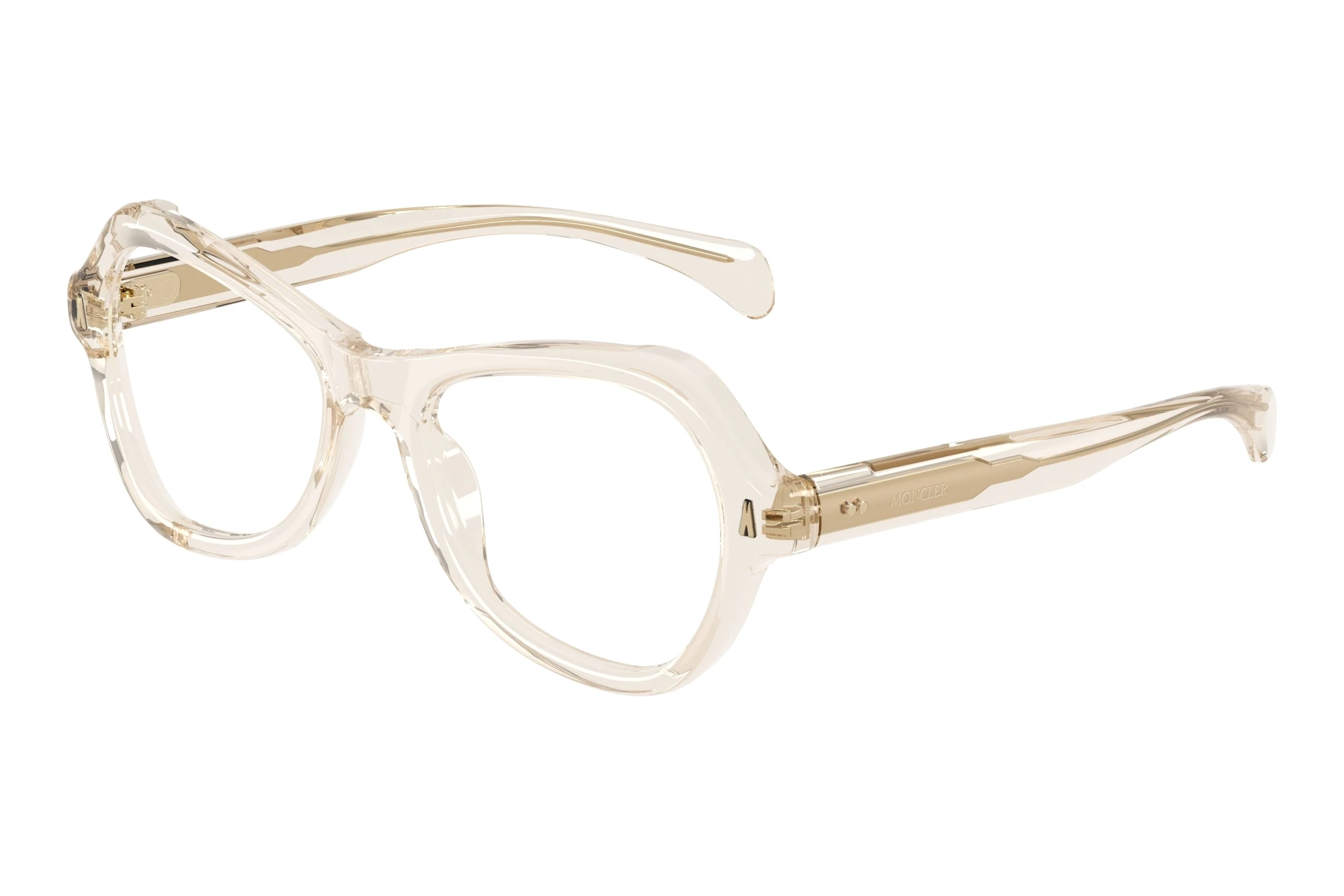 Moncler   ME2038U 3003 Shiny Transparent Off White